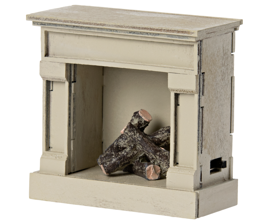 Maileg Miniature Fireplace - Dusty Green