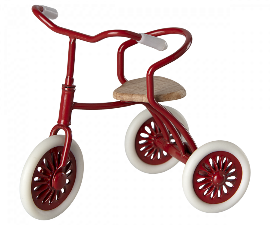 Maileg Mouse tricycle, Red