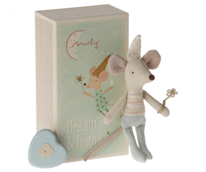 Maileg Tooth fairy mouse, Little brother in matchbox