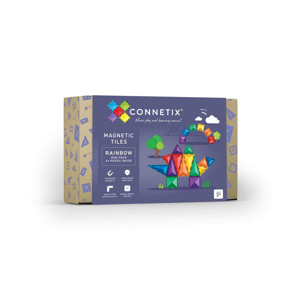 Connetix 24 piece rainbow mini pack