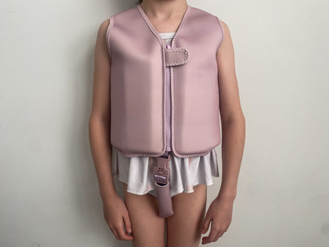 Current tyed neoprene swim float vest Dusty Mauve Limited Edition Exclusive