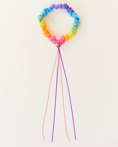 sarah's silks garland ribbon headband rainbow