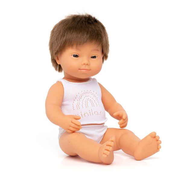 Miniland doll boy with Down Syndrome 38 cm