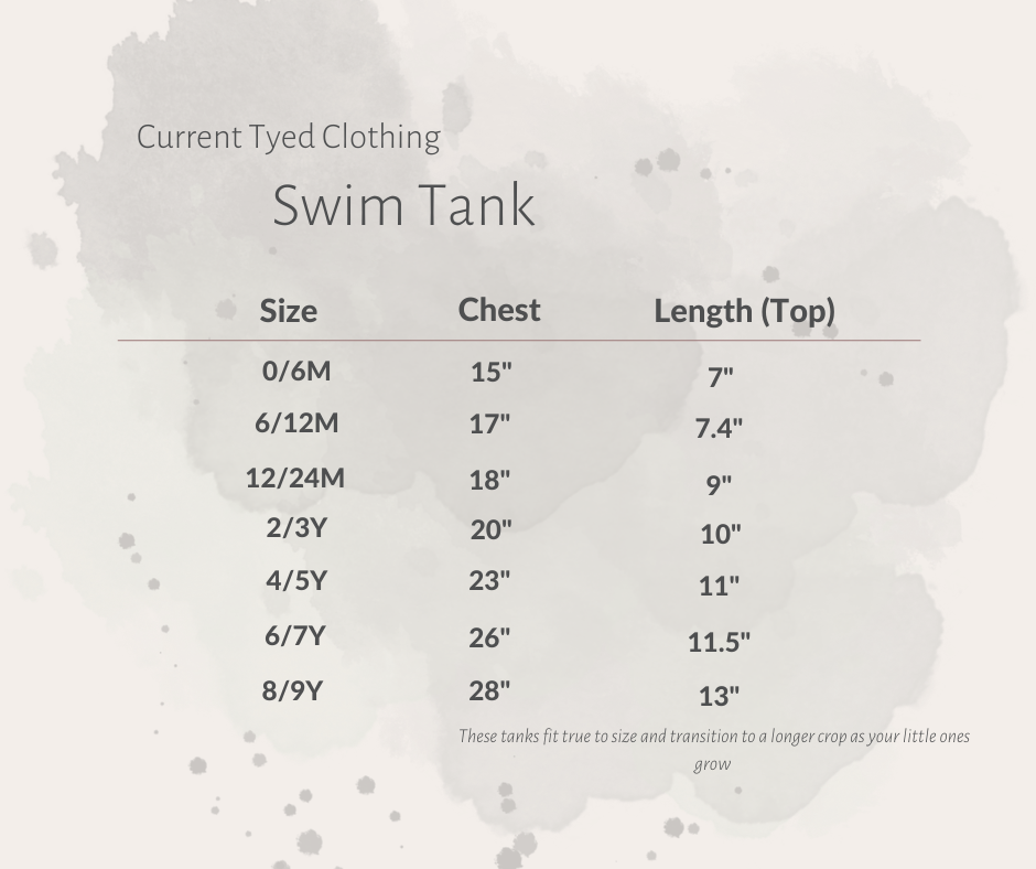 ocean children's upf50+ Ribbed swim tank