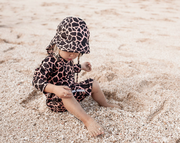 beach & bandits spotted moray upf 50+ infant swimsuit