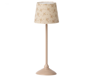 maileg miniature floor lamp, powder
