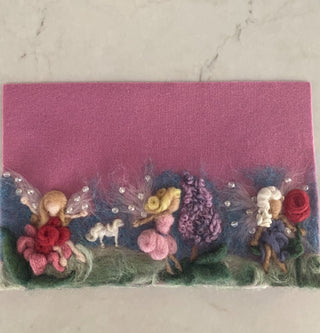 Waldorf Needle Felted Handmade Birthday Crown