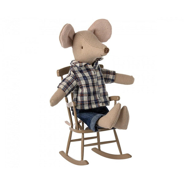 PREORDER Maileg rocking chair for mice - light brown