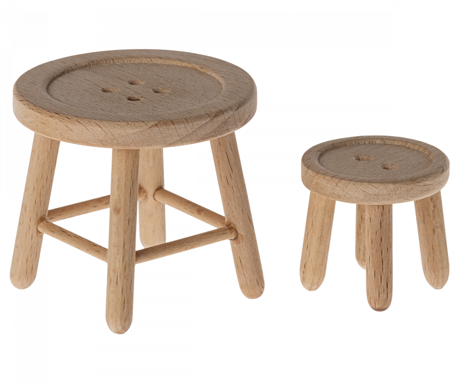PRE-ORDER Maileg Table and Stool Set (Mouse)