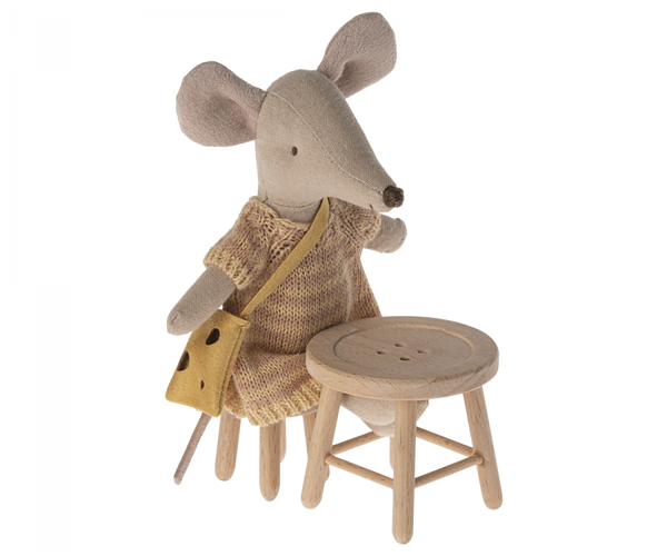 PRE-ORDER Maileg Table and Stool Set (Mouse)