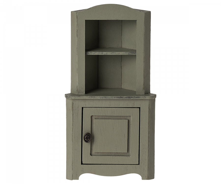 PRE-ORDER Maileg Corner Cabinet - Light Green (Mouse)
