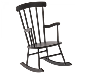 PRE-ORDER Maileg Miniature Rocking Chair - Dark Anthracite