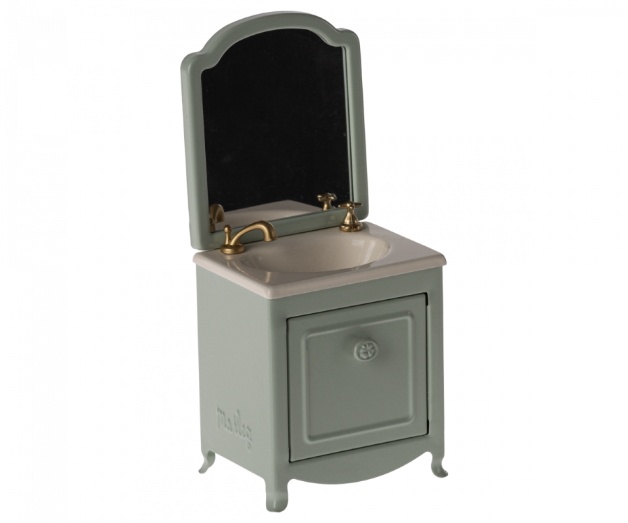 PRE-ORDER Maileg Sink dresser, Mouse - Mint