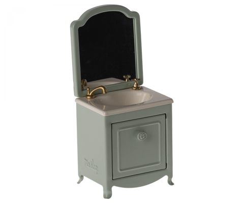 PRE-ORDER Maileg Sink dresser, Mouse - Mint