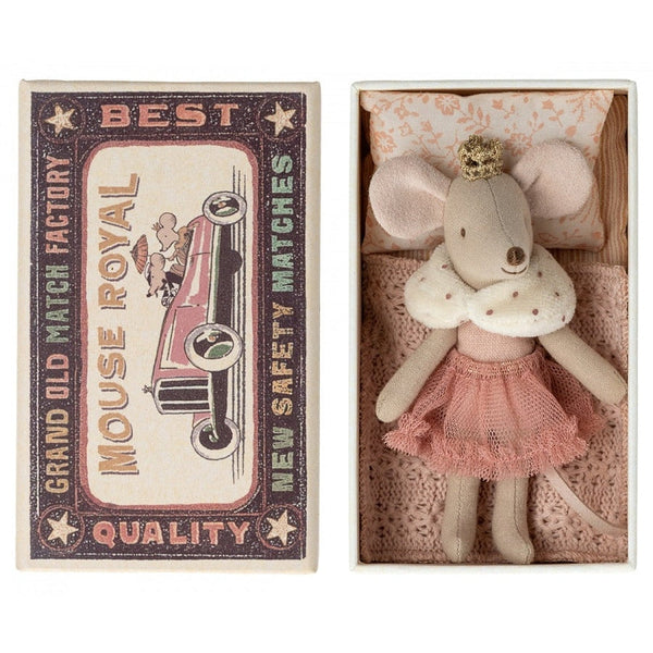 PREORDER Maileg Princess Mouse little sister in matchbox 2023