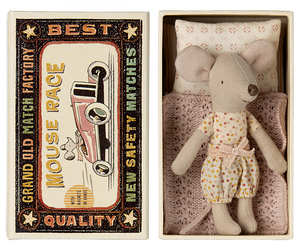 Maileg little sister mouse in matchbox 2024