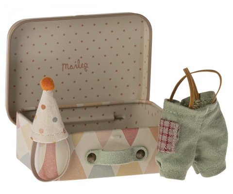 PRE-ORDER Maileg Clown Clothes in Suitcase (Little Sister/Brother)