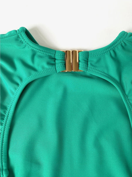 Enci emerald long sleeve UPF50+ swimsuit