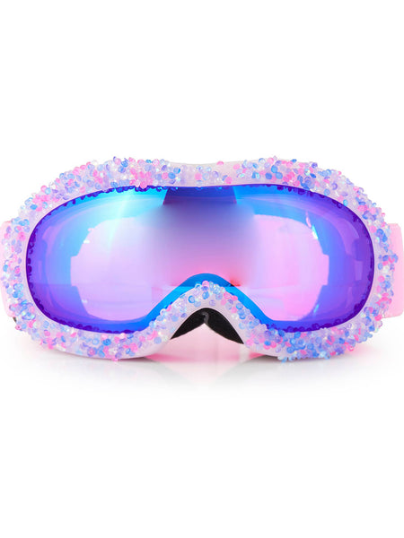 Bling2O Kid's Ski Snowboard Goggles Purple Crystals