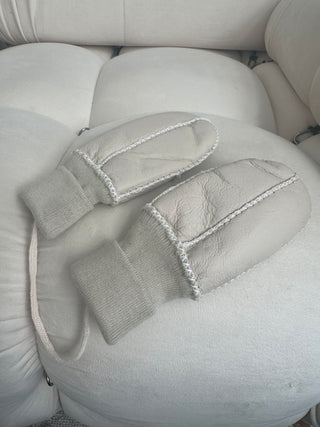 Kids Shearling Mittens
