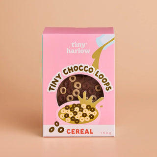 Tiny Harlow tiny tummies tiny chocco loops cereal bowl