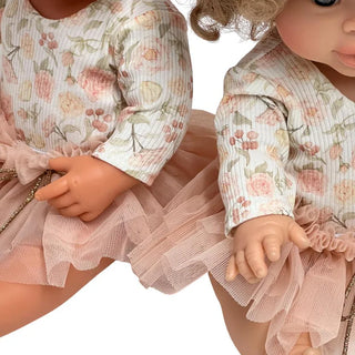 Premium Bodysuit and tutu skirt for 38/34/32 cm doll