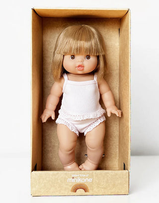 Minikane Zoe Doll with Rib Knit set in Box