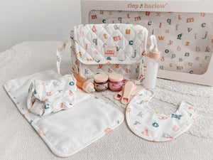 Tiny Harlow complete feeding essentials doll gift set