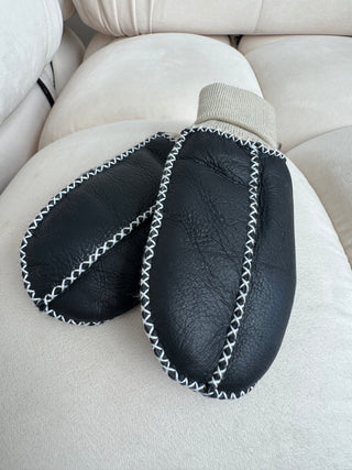 Kids Shearling Mittens