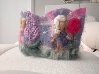 Waldorf Needle Felted Handmade Birthday Crown