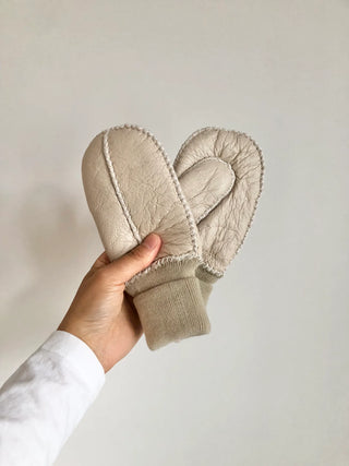 Kids Shearling Mittens