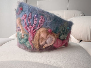 Waldorf Needle Felted Handmade Birthday Crown
