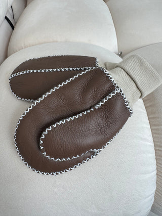 Kids Shearling Mittens