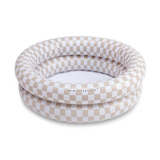 Swim Essentials Inflatable Baby Pool 60 cm Beige Checker
