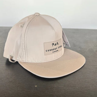 waterproof snapback hat beige