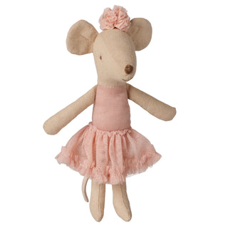 PRE-ORDER Maileg Ballerina Mouse - Light Heather (Big Sister)