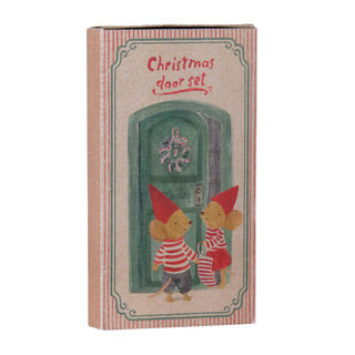PRE-ORDER Maileg Christmas Door Set (Mouse)