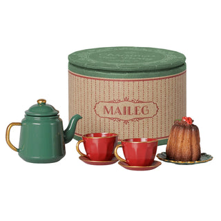 PRE-ORDER Maileg Christmas Tea Party Set (Mouse)