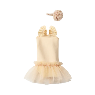 Maileg Size 1 Ballet suit and skirt cream