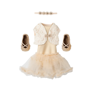 Maileg Size 3 Ballet suit and skirt cream