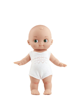 MINI PANCHA DOLL - WHITE ROMPER - PAOLA REINA