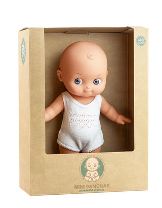 MINI PANCHA DOLL - WHITE ROMPER - PAOLA REINA