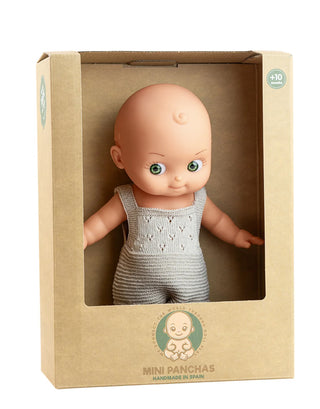 MINI PANCHA DOLL - GREY ROMPER - PAOLA REINA