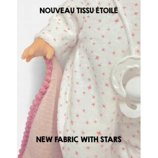 Paola Reina Sonia soft cm doll with sleepy eyes, pacifier and pyjama