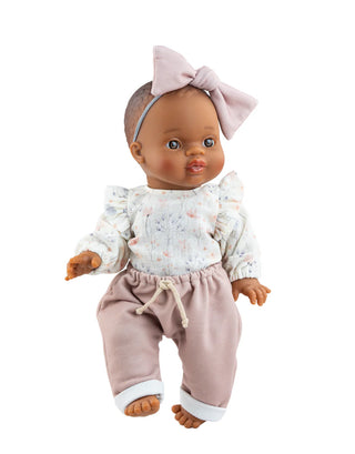 Paola Reina RUBY WITH FLORAL SWEATER, PANTS AND BOW - PAOLA REINA