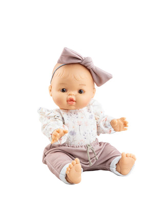 Paola Reina Rose WITH FLORAL SWEATER, PANTS AND BOW - PAOLA REINA