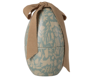 PRE-ORDER Maileg Metal Easter Egg - Dusty Blue (Small)