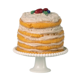 PRE-ORDER Maileg Party Cake with Stand - Off White (Mouse)