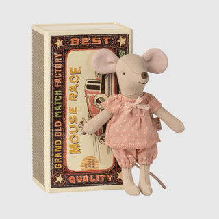 PRE-ORDER Maileg Mouse in Matchbox (Big Sister) - NEW 2026