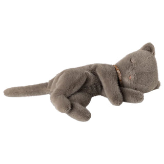 PRE-ORDER Maileg Sleeping Plush Kitten - Grey (Small)